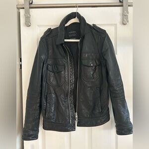 AllSaints leather jacket - men’s xsmall
